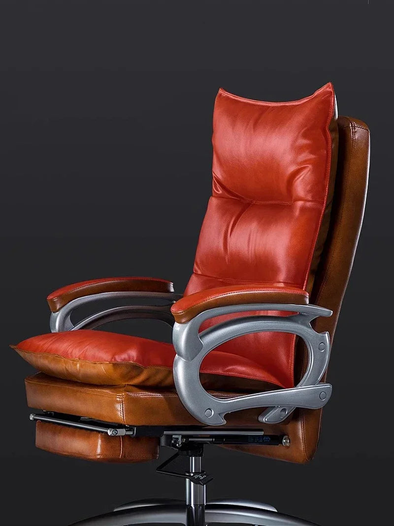 Leather Recliner with Massage Feature