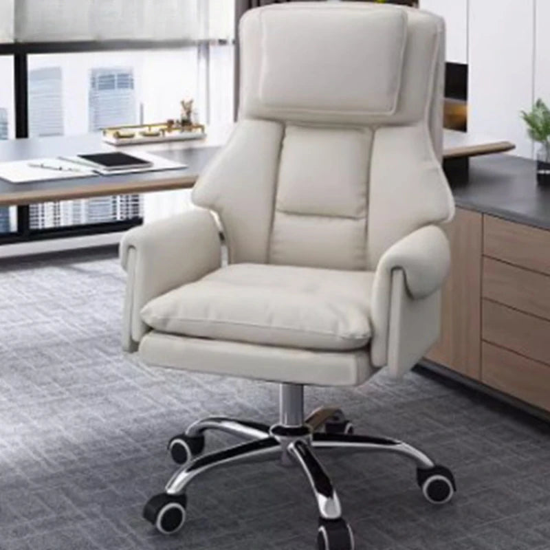 Luxury Kawaii orange office chair