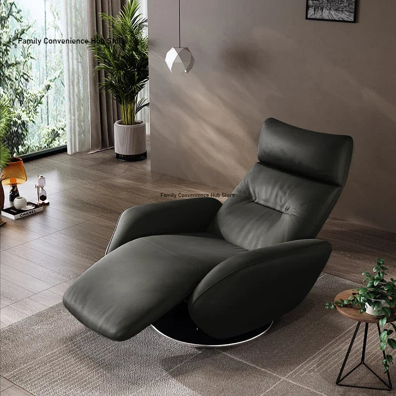 Smart Electric Nordic Recliner Chair – Contemporary Leather Design with Massage Feature