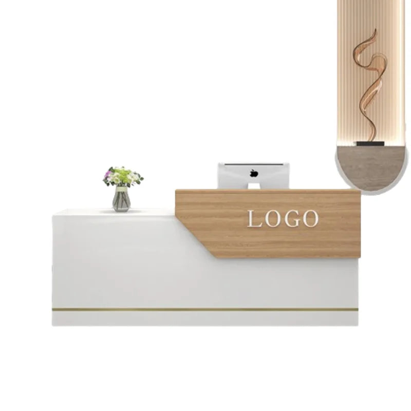 Luxury Reception Counter and Table—Aesthetic Bureau Furniture