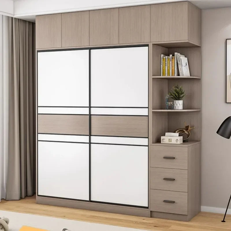 Nordic Clothes Rack Stand Bedroom Storage Cabinets Perfume Organizer Dressers Wardrobes Szafa Na Ubrania Bedroom Wardrobe