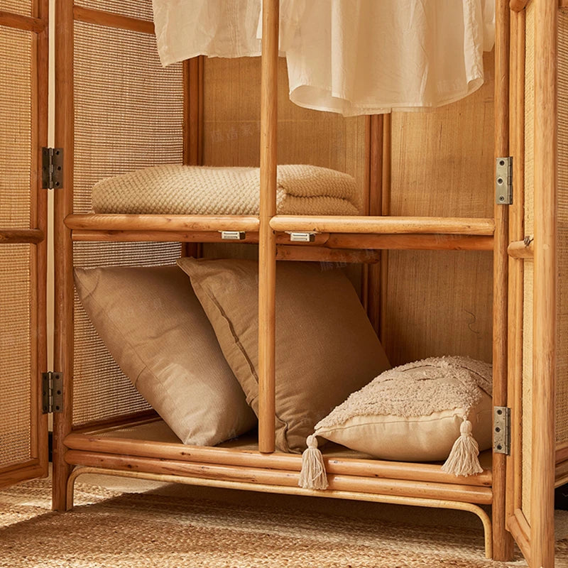 Portable Bedroom Wardrobes – Space-Saving Open Closets for Kids, Mobile Organizer