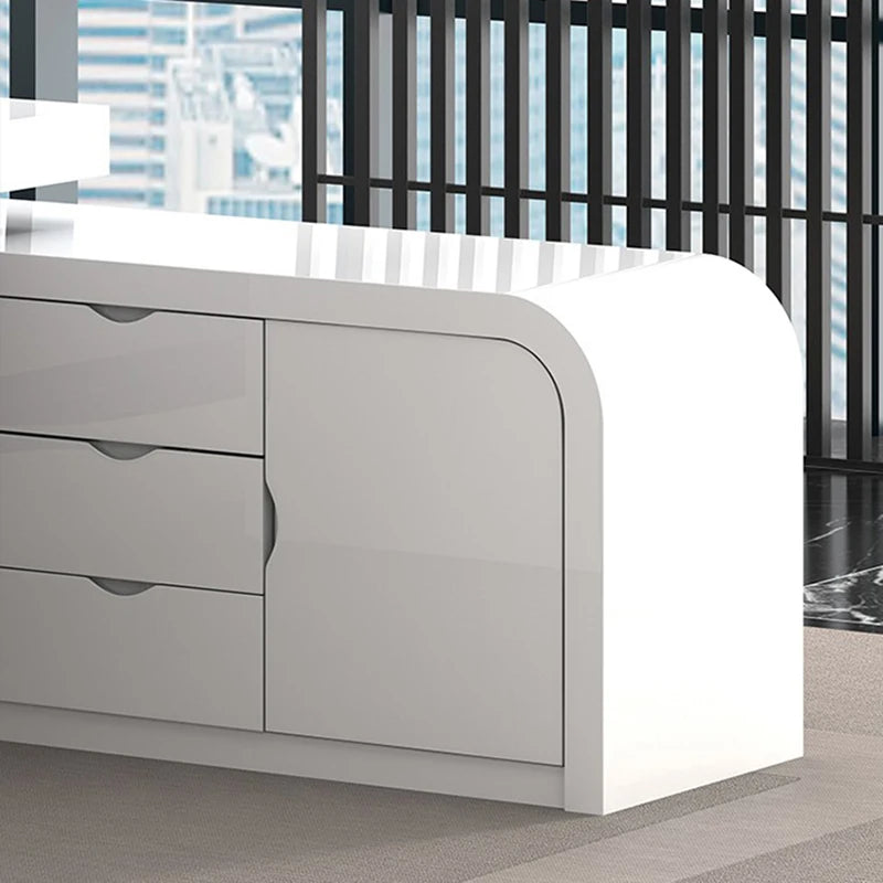 European mid-century modern office desk