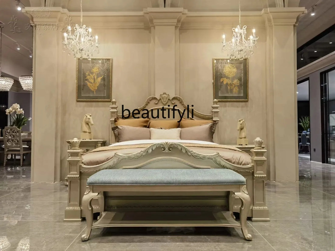 American Style Solid Wood Bed