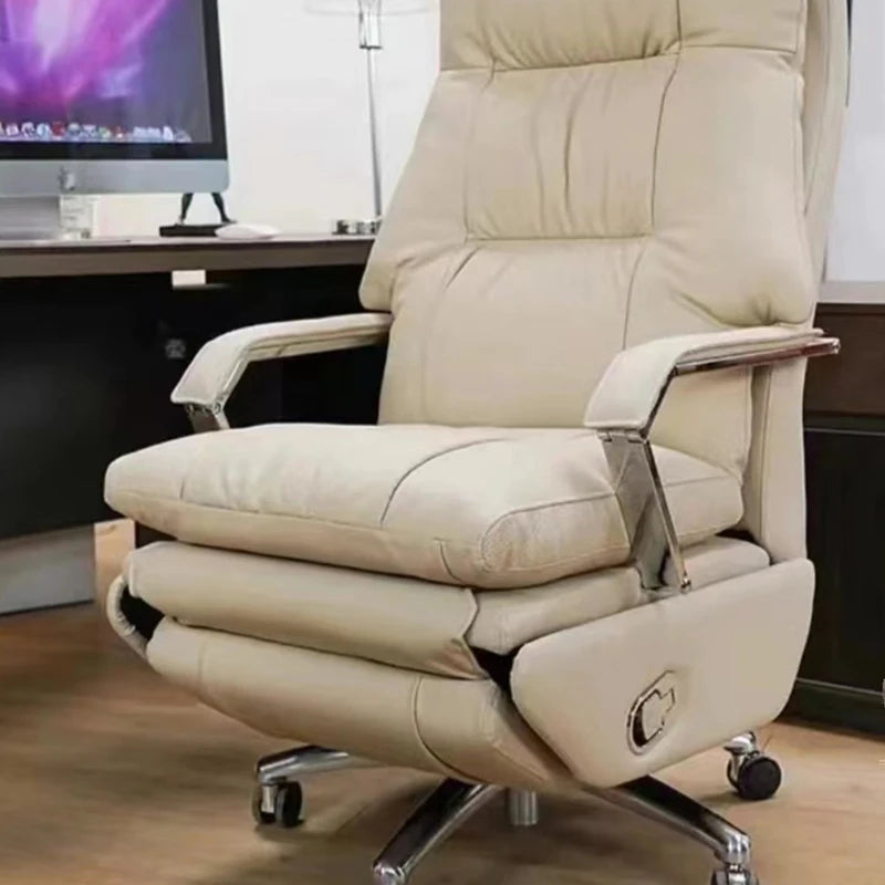 Ergonomic Modern Executive Office Chair – Mobile, Full-Body Massage, and Luxury Lounge Design.