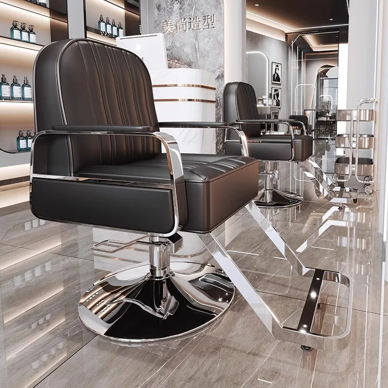Luxury Salon Recliner Chair – Swivel for Hairdressers and Barbers