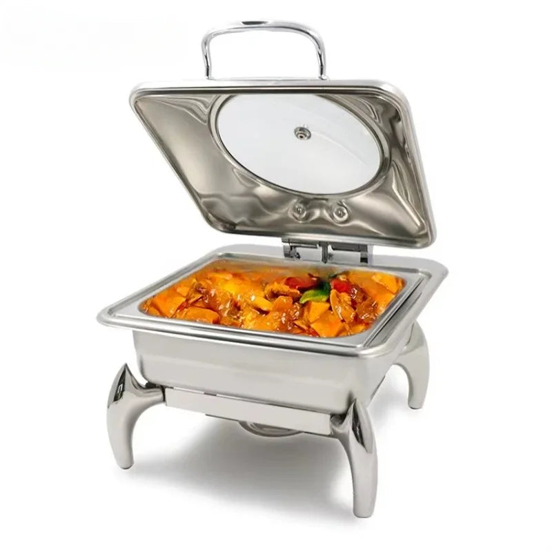 Restaurant Equipment Stainless Steel Buffet Set Chaffing Dish Food Warmer Chafing Dish for Hotel Catering