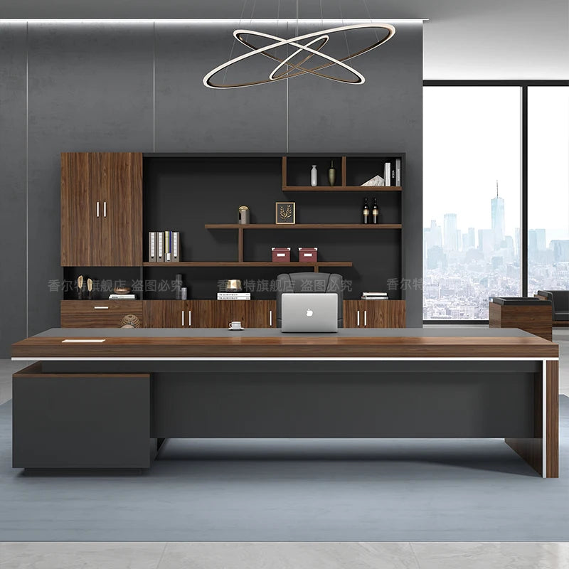 Luxury L-Shaped Office Desk