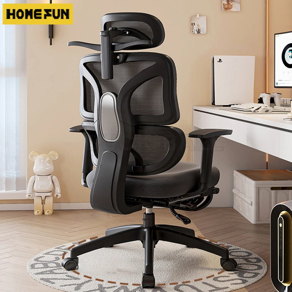 Adjustable Gaming Chair: Ergonomic Design with Waist Support