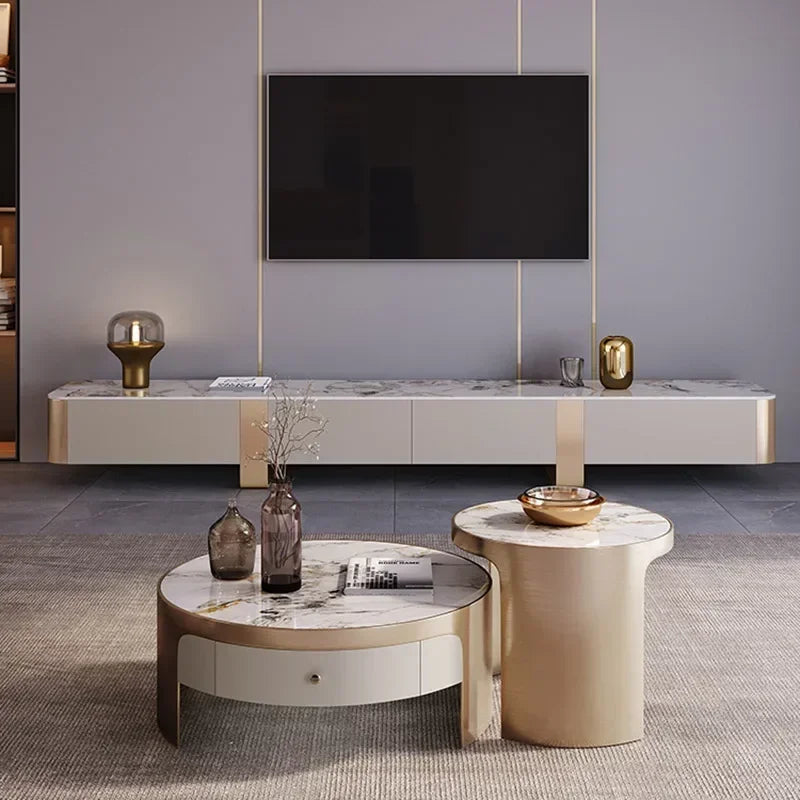 Modern TV Cabinet – Luxury Mount and Dressing Console for Living Room