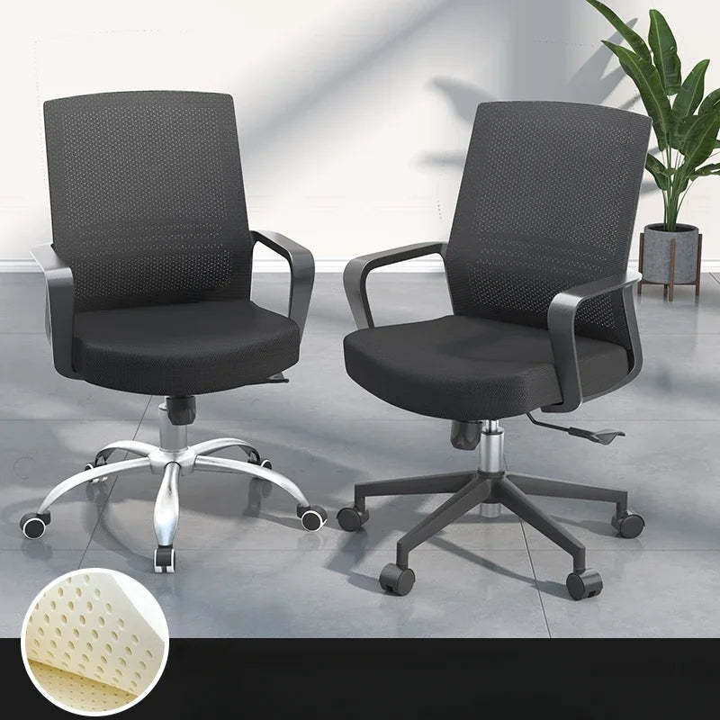 Wheels Ergonomic Design Office Chair Back Rest Adjustable Modern Office Chair Fancy Meditation Cadeira De Escritorio Furniture