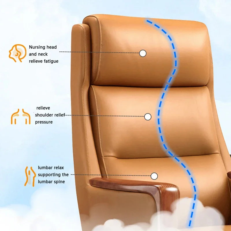 Comfortable Adjustable Luxury Chair – Height-Adjustable Office Armchair