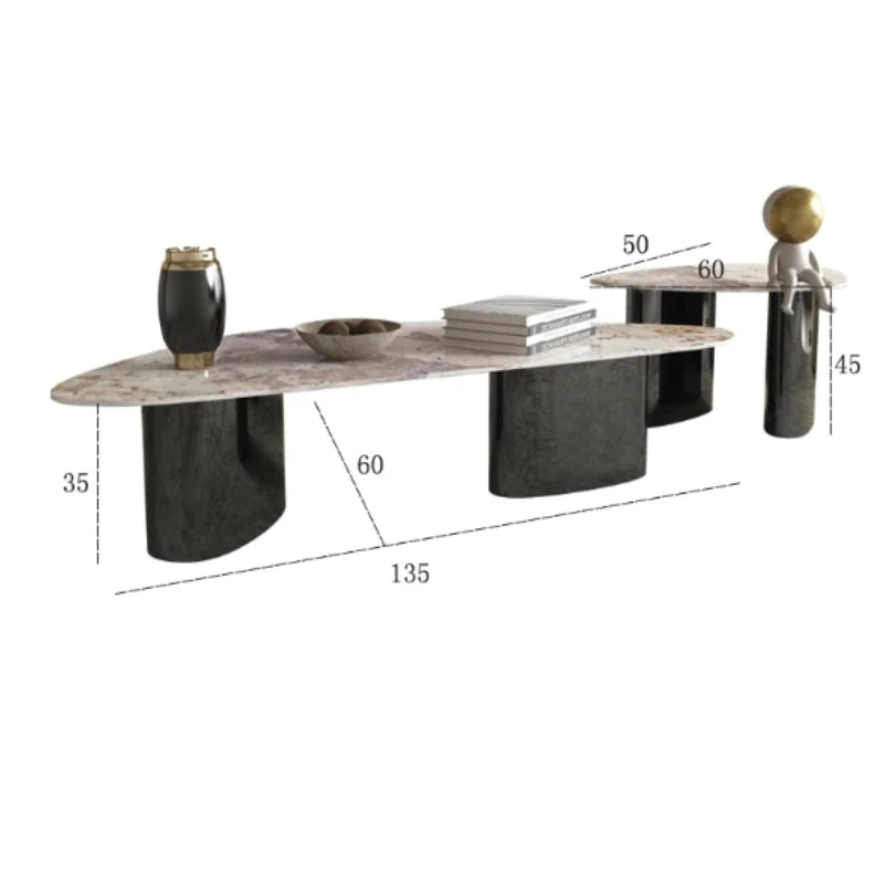 Postmodern center coffee table