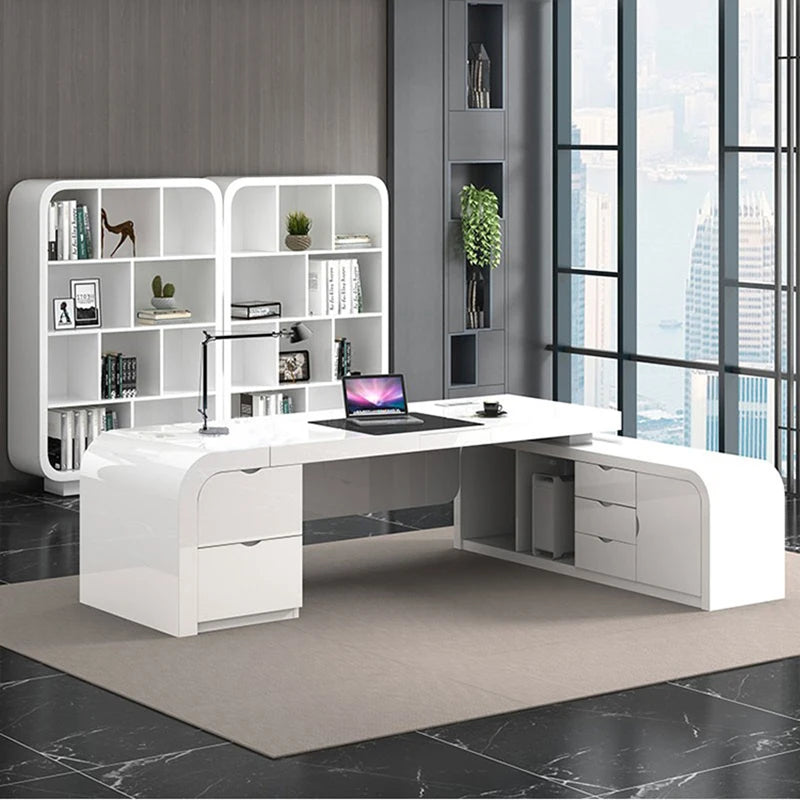 European mid-century modern office desk