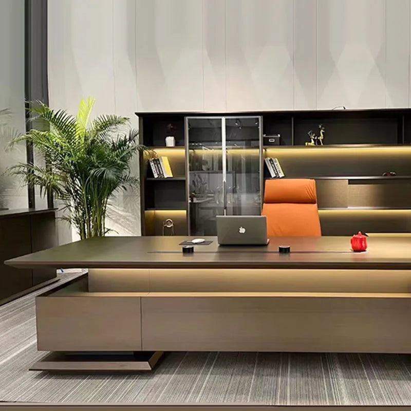 Executive desk with drawers