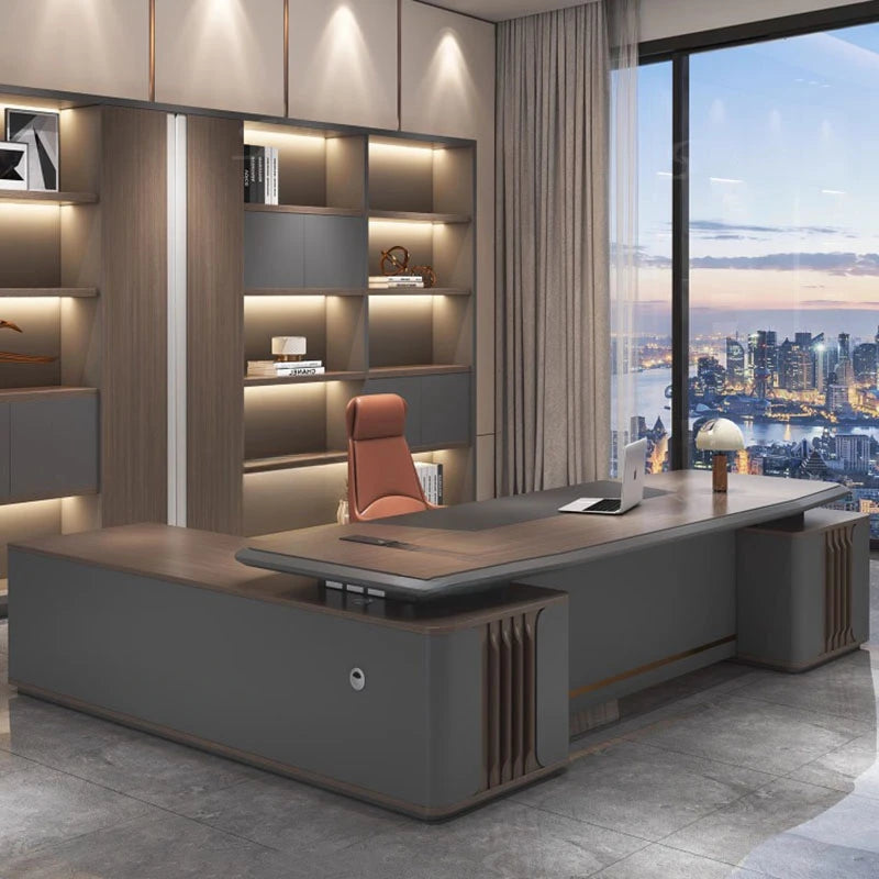 Luxury L-Shaped Office Desk