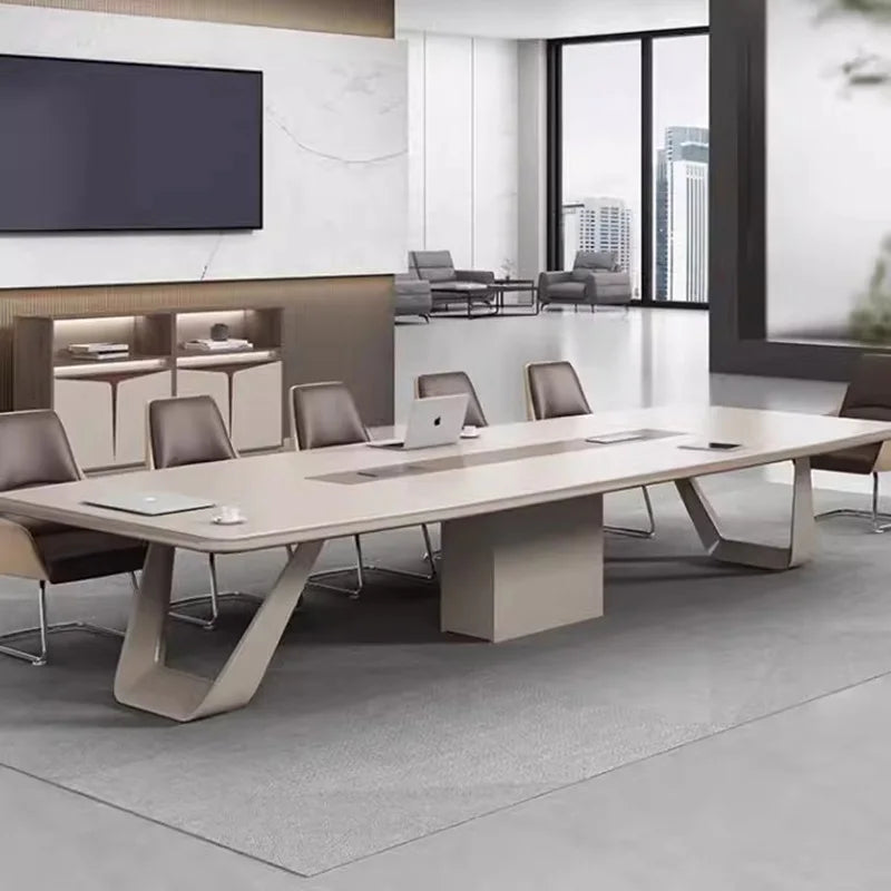 Luxury meeting table with accessories