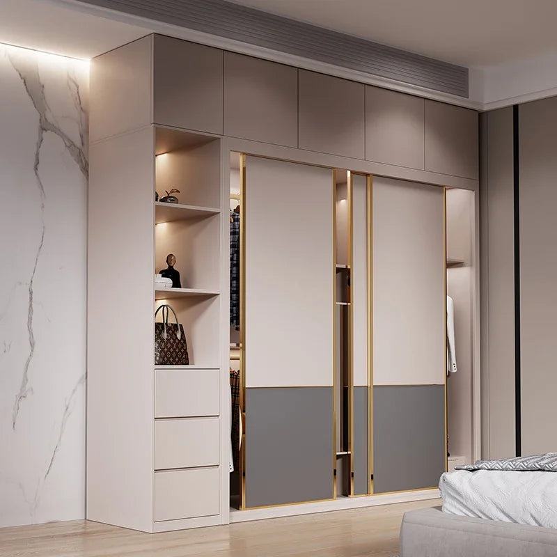 Simple Wooden Clothing Cupboard – Small Bedroom Wardrobe and Storage Cabinet