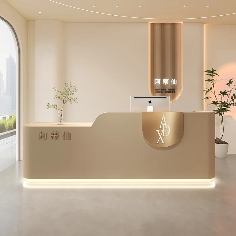 Luxury Reception Desk and Hairdressing Counter