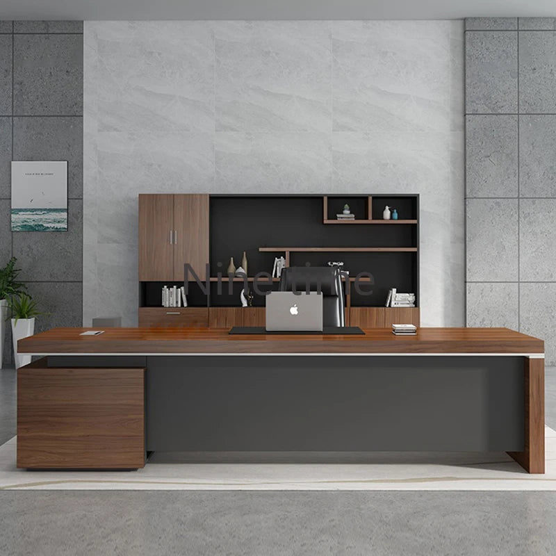 L-Shaped Executive Desk