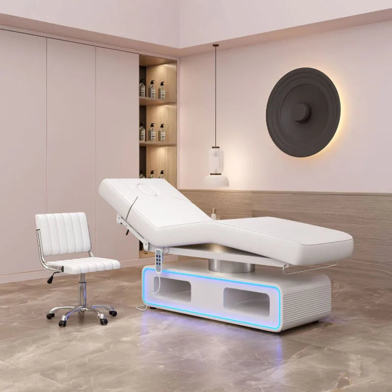 Aesthetic Portable Electric Massage Bed – Professional Stretcher, Luxury Marquise Table, Lash & Medical Treatment