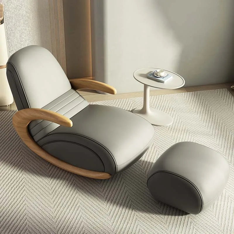 Ergonomic Balcony Chair – Luxury Rocking Lounge Chair