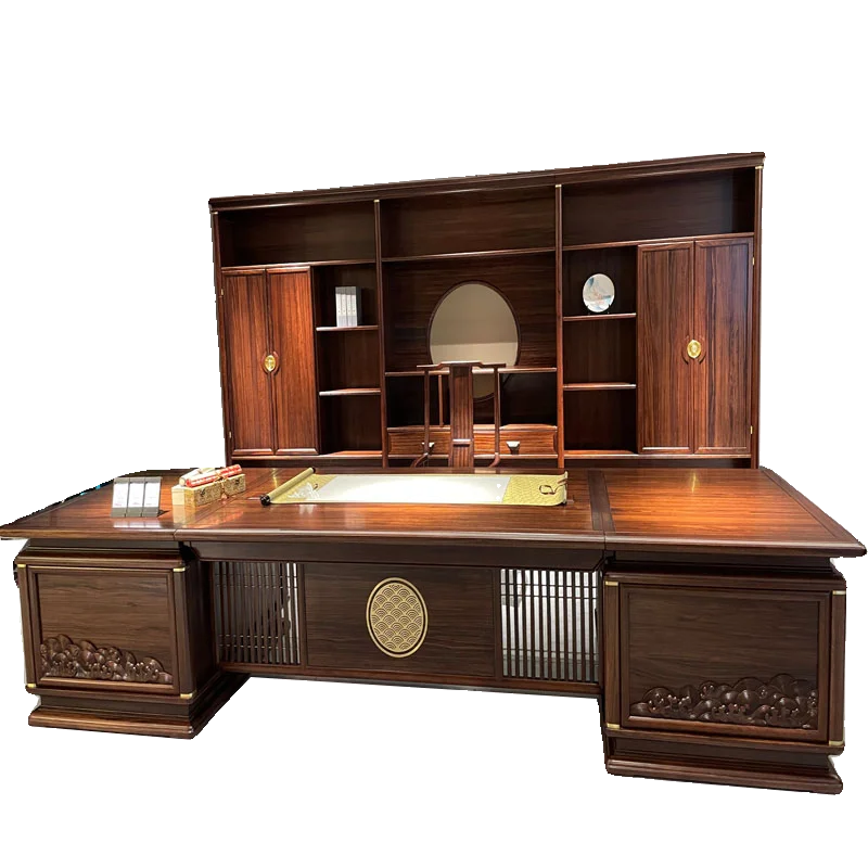 Computer Desks with Office Supplies