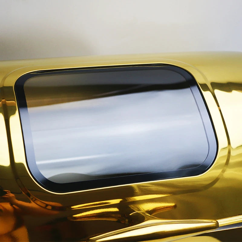 Luxury Restaurant Hotel Roll Top Chaffers Chafing Dish Stainless Steel Commercial Gold Heater Buffet Food Warmer Set