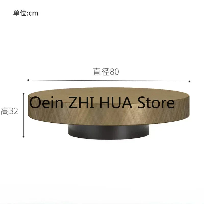 Round Simplicity Coffee Tables Hotel Living Room Design Modern Glass Coffee Tables Tea Luxury Mesa Posta Nordic Furniture QF50CT
