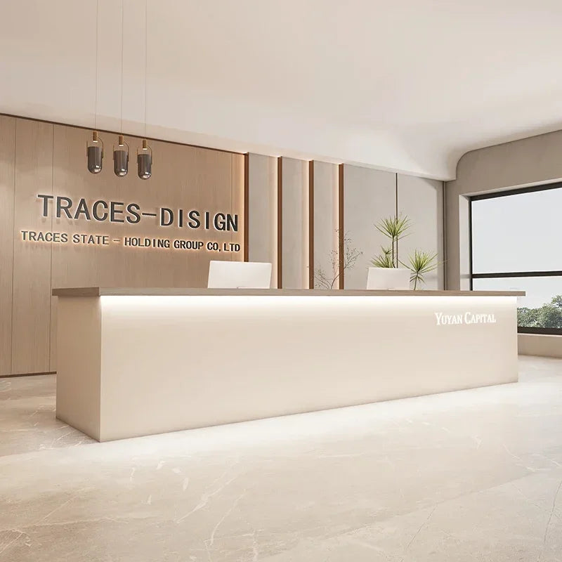Professional Aesthetic Reception Desk for Beauty Salon, Cashier