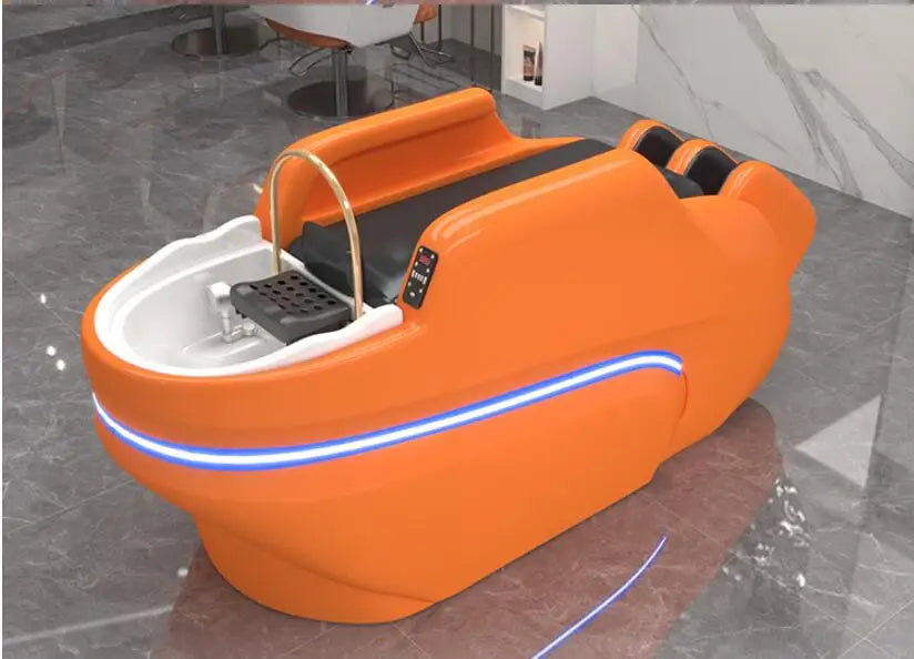 Automatic Intelligent Electric Massage Shampoo Bed – Barbershop & Hair Salon Treatment, Water Cycle Nourishing System