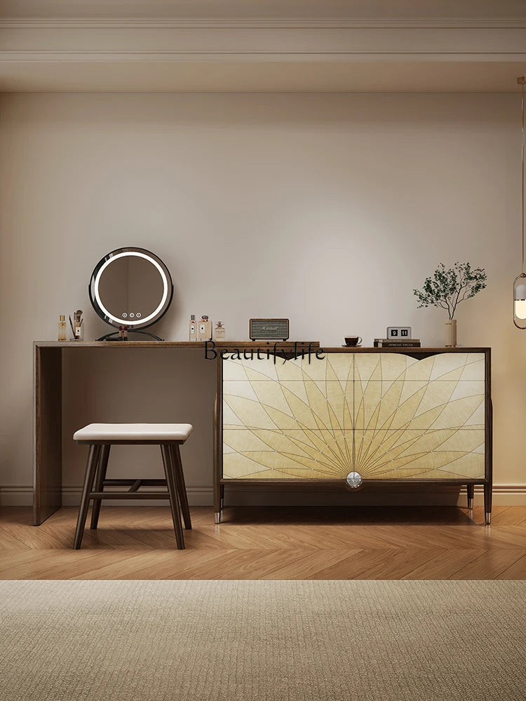 Solid Wood Makeup Table