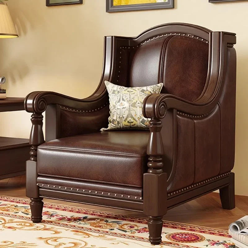 Garden Relaxing Sofas – Lazy Leather Recliner Couch and Love Seat