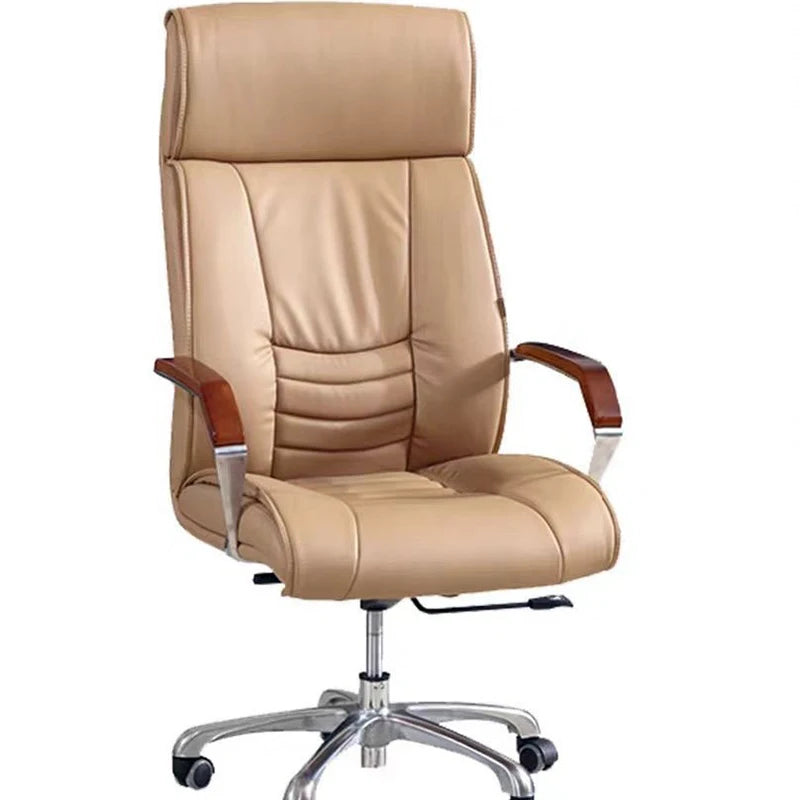 Luxury Recliner Chair with Swivel Stool and Wheels