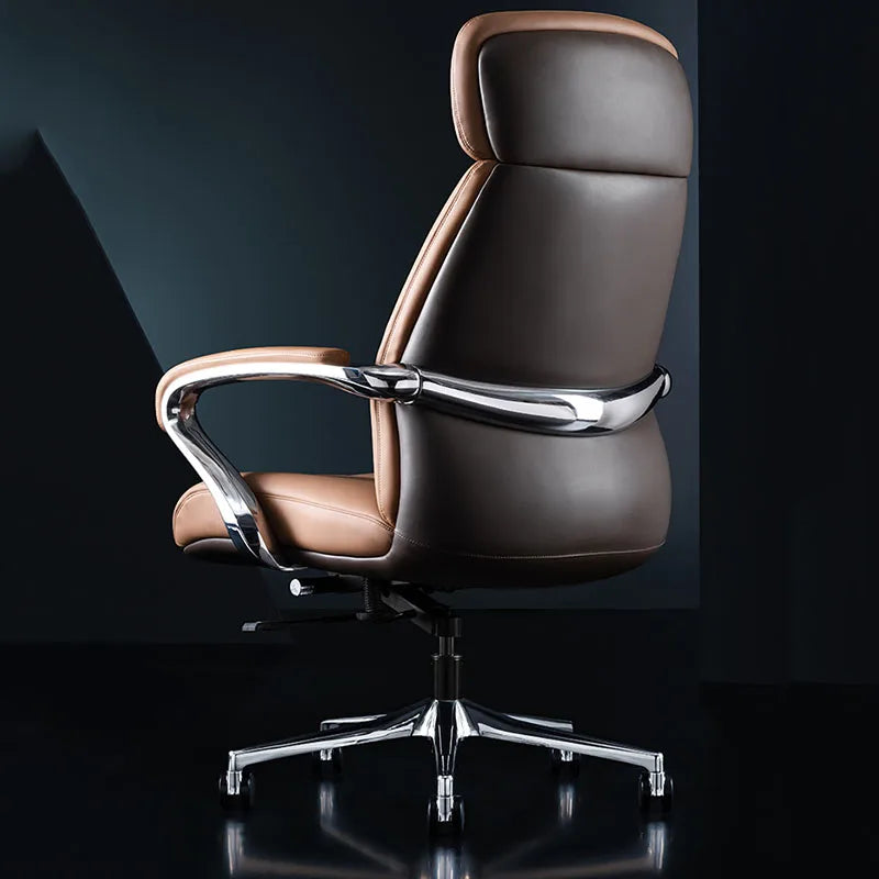 Upgrade Executive Support Office Chair Relax Leather Luxury High Back Chair Swivel Playseat Cadeiras De Escritorio Furniture