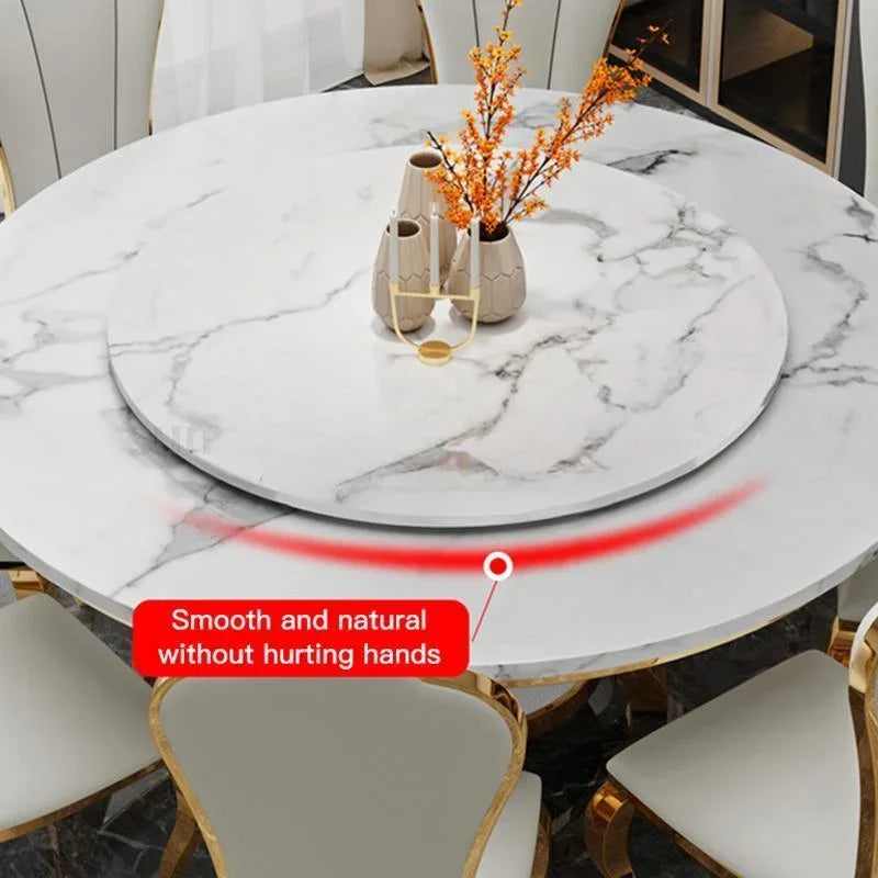 Modern Minimalist Glass Breakfast Table With 4 Chairs For Dining Small Living Room Apartment Stainless Steel Set Mesa Furniture