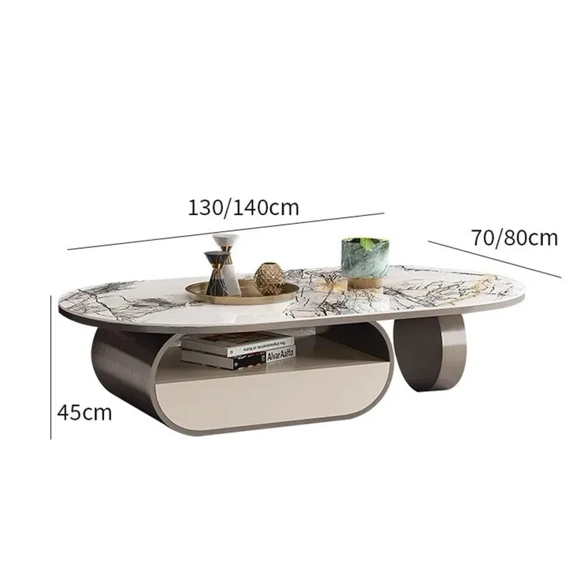 Metal Luxury Coffee Table