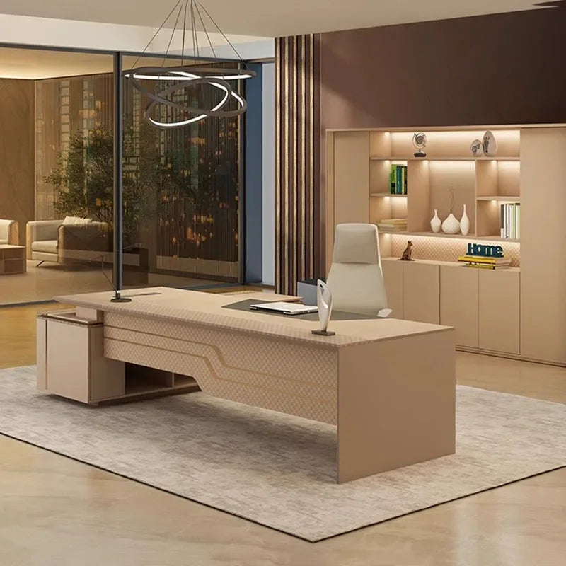 Executive L-Shaped Office Desk