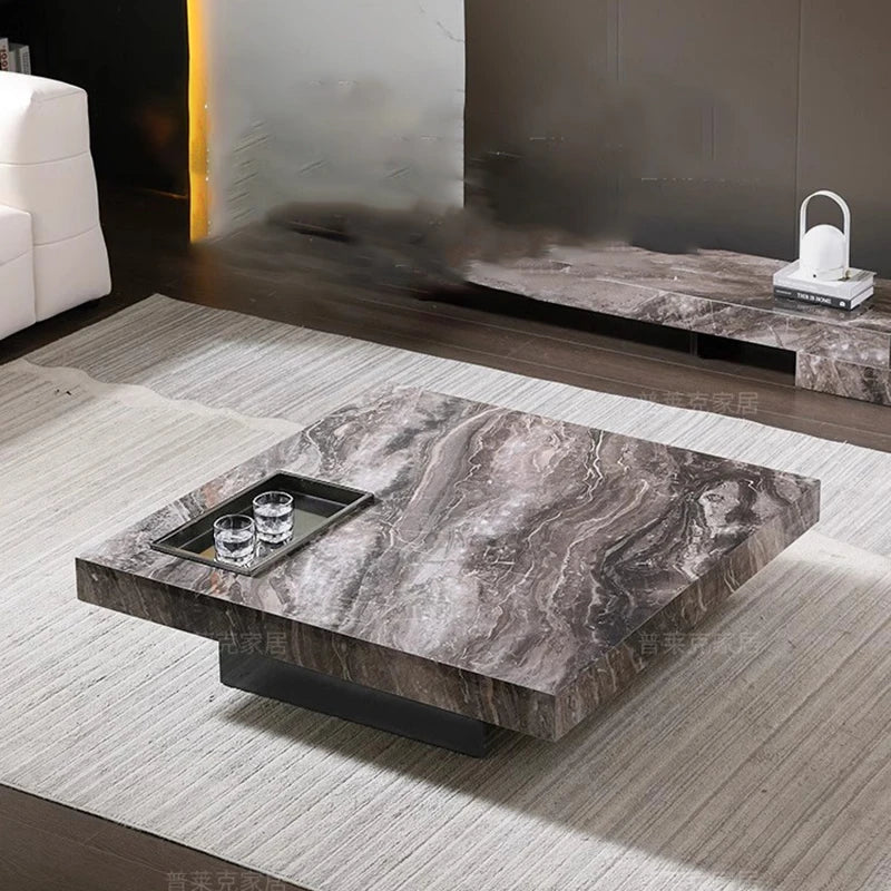 Luxury Stylish Coffee Table Premium Fashionable Minimalist Simple Side Table Unique Aesthetic Table Basses De Salon Furniture