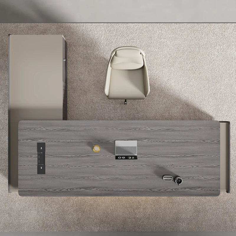 Meeting Office Desk with Filing Cabinets, Study, Reading & Gaming Desk, Sedentary & Standing