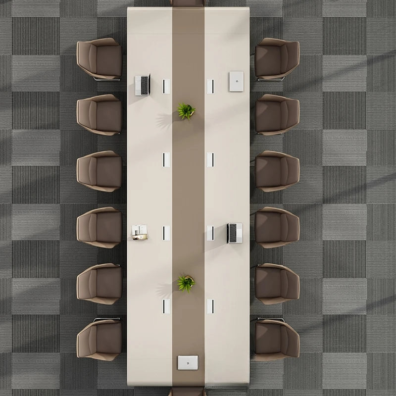 Office conference table Simple modern conference room negotiation table