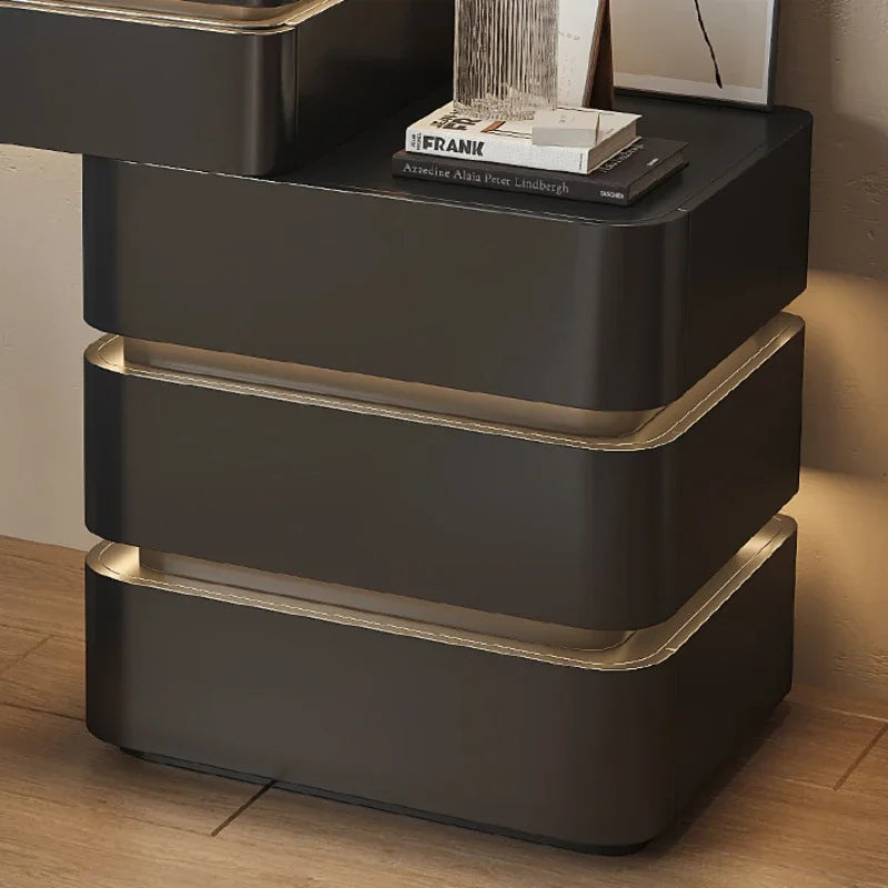 Modern Drawer Mirror Vanity Dresser