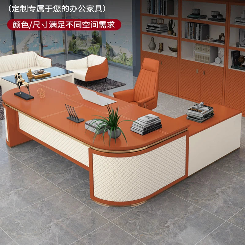 Boss Luxury Modern Table & Chair Set – High-End Office Furniture