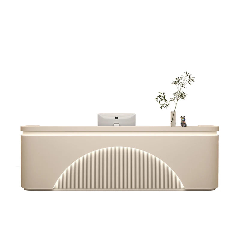 Table Atelier Office Secretary Furniture Reception Desk Modern Aesthetic Salon Counter Cosmetics Leggio Center Advanced WJX