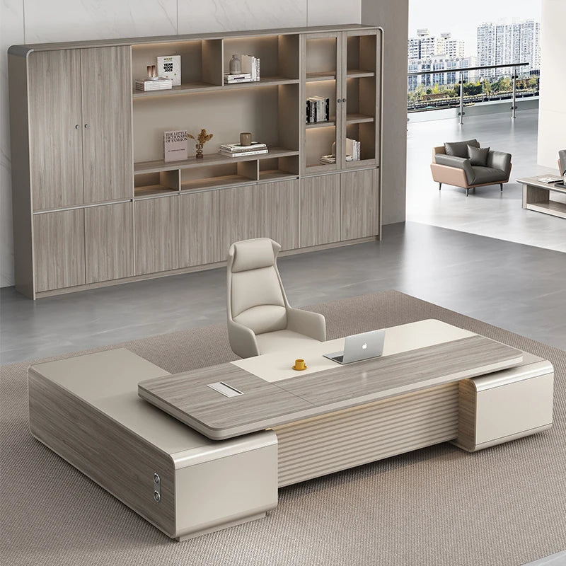 Luxury Office Desk with Drawers