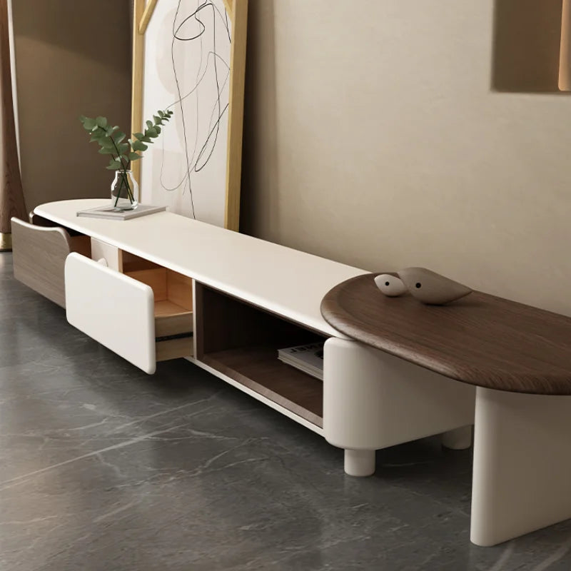 Mid-Century Modern TV Stand – Luxury Wooden Entertainment Center