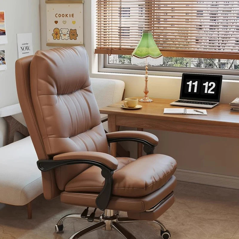 Furniture Backrest Chair Comfortable Office Recliner Lazy Computer Armchair Living Room Chair Work Silla Ergonomica Pc Desk