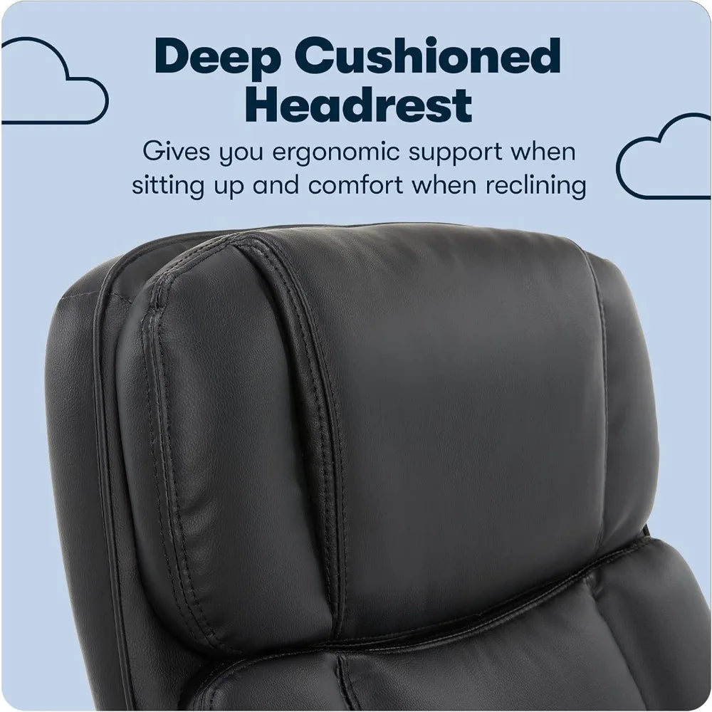 Serta Fairbanks Big and Tall High Back Executive Office Ergonomic Gaming Computer Chair with Layered Body Pillows