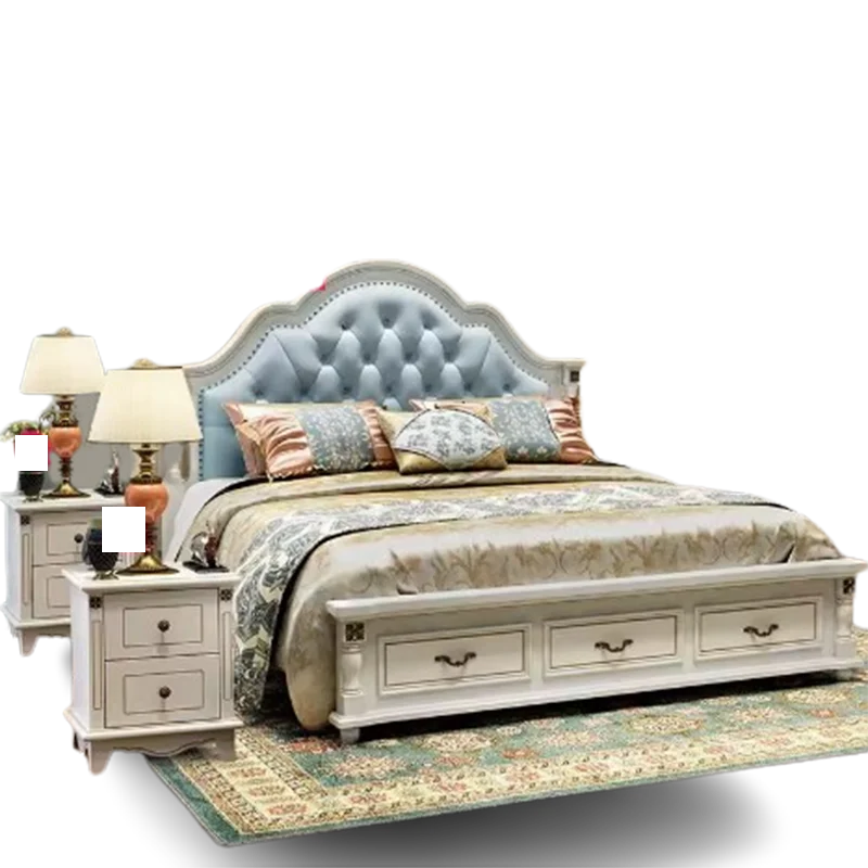 Double Wardrobe Bedroom Set – Space-Saving Nordic Design for Girls