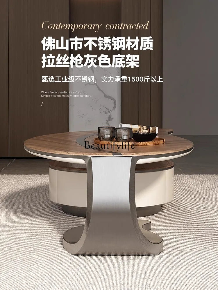 Ancient Style Minimalist Solid Wood Coffee Table